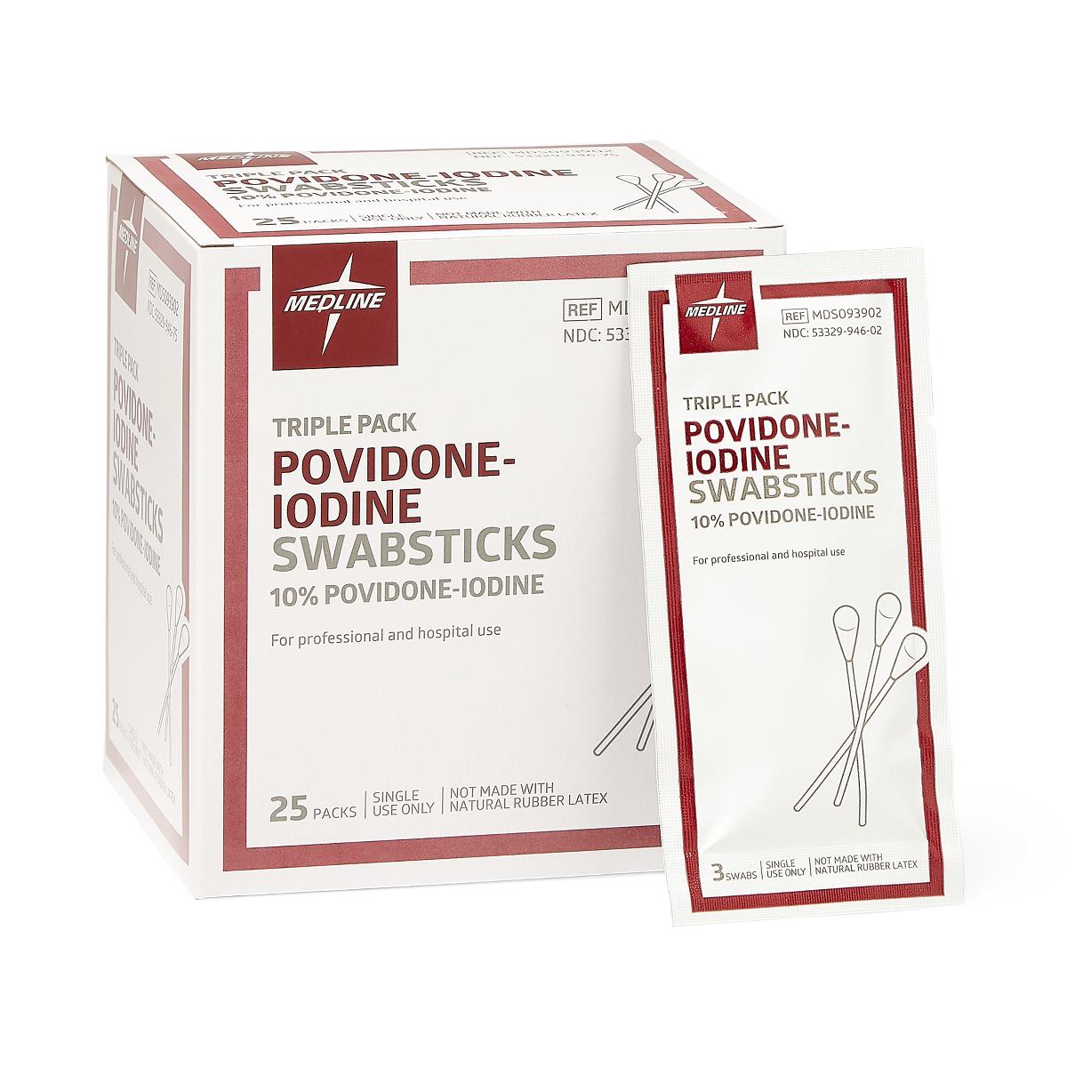 Impregnated Swabstick 10% Strength Povidone-Iodine Individual Packet
