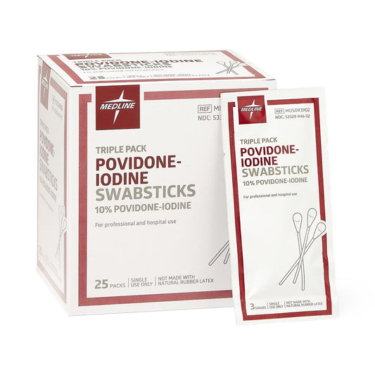 Impregnated Swabstick 10% Strength Povidone-Iodine Individual Packet
