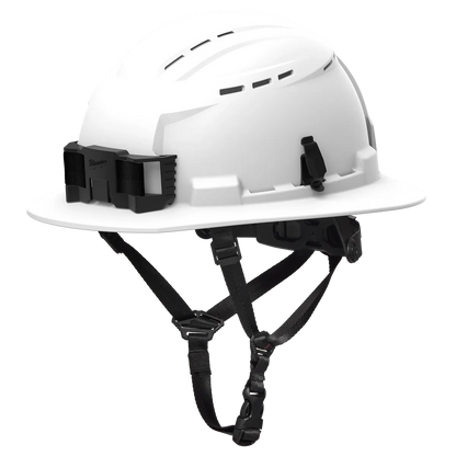 Milwaukee BOLT White Full Brim Vented Safety Helmet – Type 2, Class C 48-73-1650