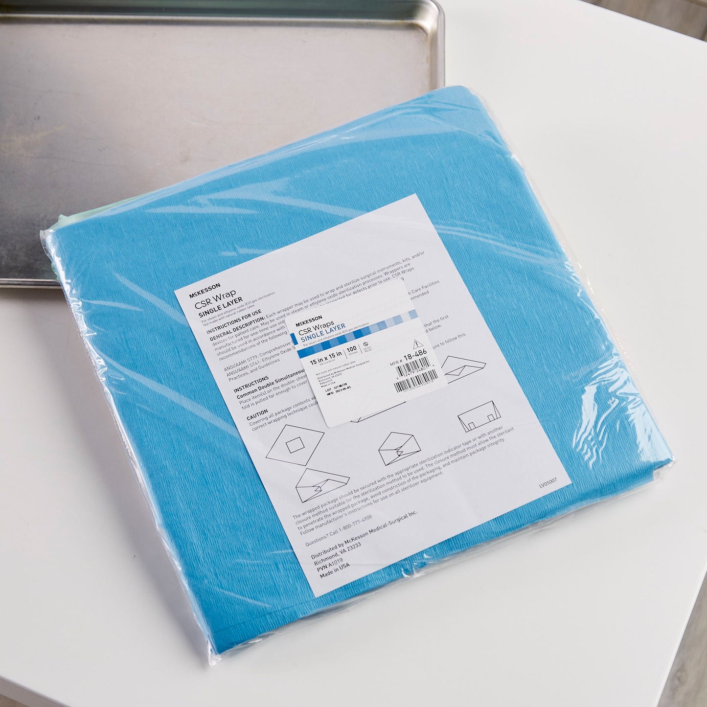 McKesson Single Layer Sterilization Wrap