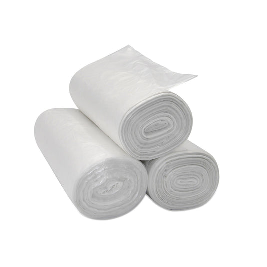 Medd Max Trash Bag 45 gal. 1.35 mil Clear Low-Density Star Seal Bottom Coreless Roll