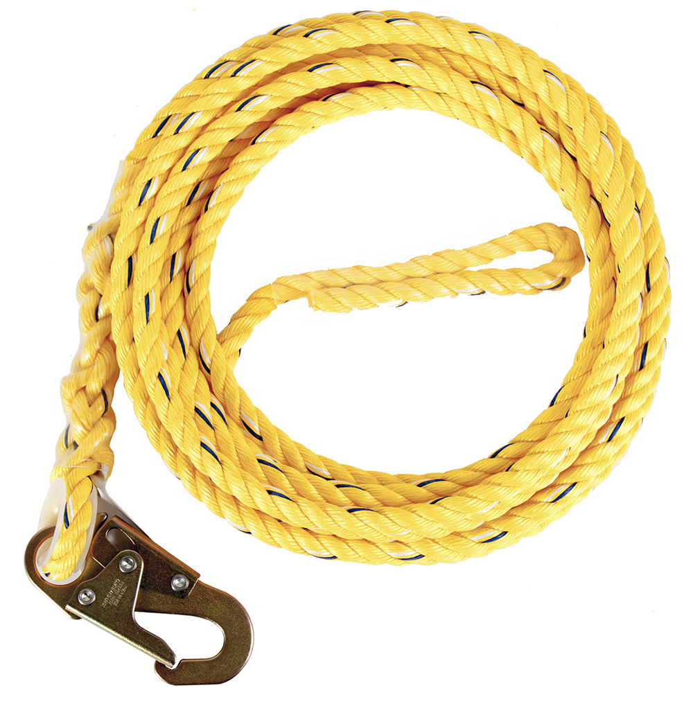 Guardian Fall Protection Poly Steel Rope with Snap Hook End 01360