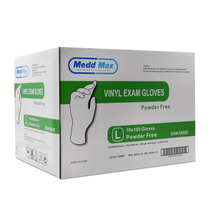 Medd Max™ Vinyl Exam Gloves, Clear - view 2