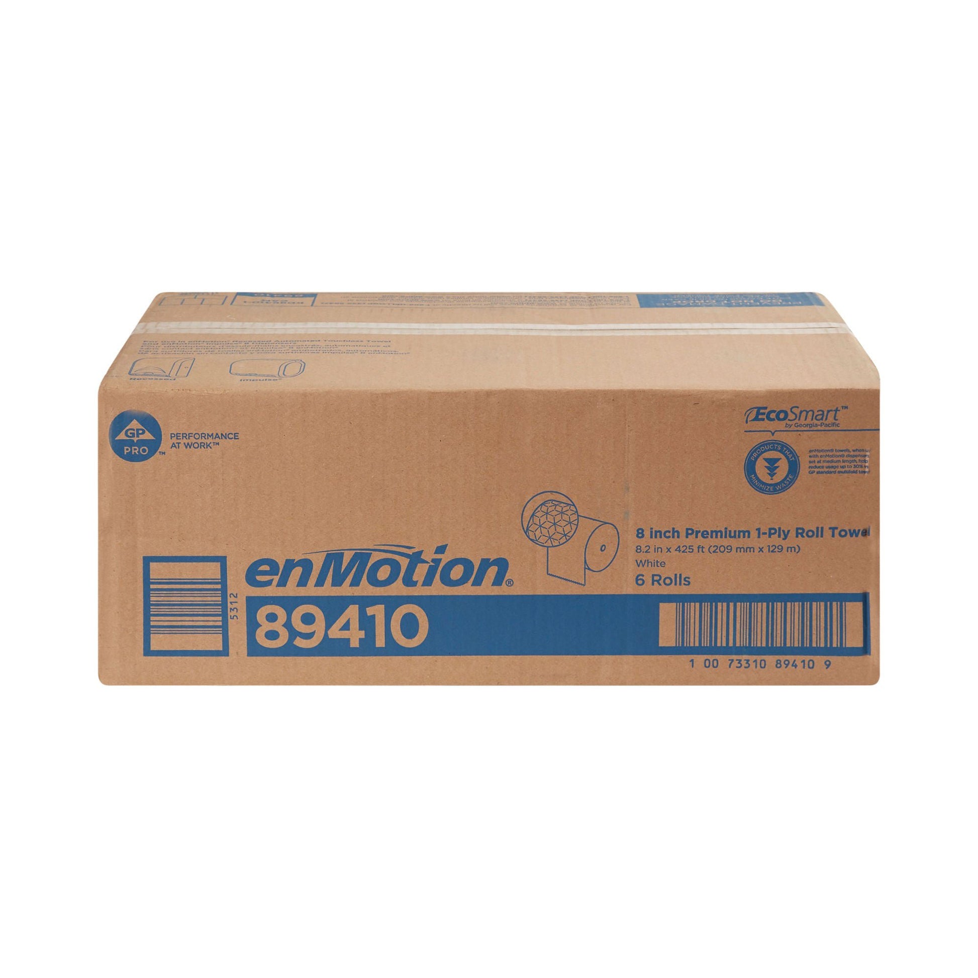 enMotion® White Premium Touchless Paper Towel, 8-1/