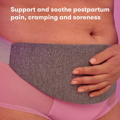 Frida Mom Hot / Cold Therapy Wrap Stomach / Back One Size Fits Most 22 to 44 Inch Strap Length Fabric / Elastic Reusable