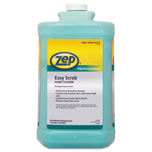 Zep Professional Easy Scrub Hand Cleaner, Square Jug, 1 gal, Lemon (1049469)