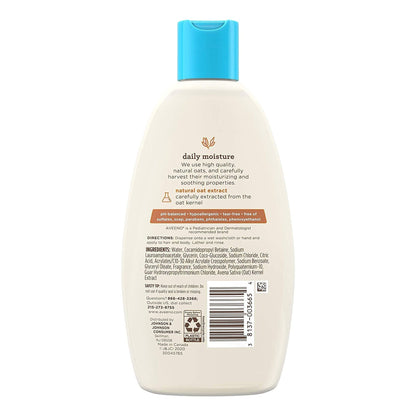 Aveeno® Baby Daily Moisture Wash and Shampoo, Lightly Scented, Bottle