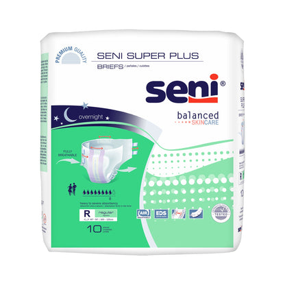 Seni® Super Plus Overnight Heavy Absorbency Incontinence Brief
