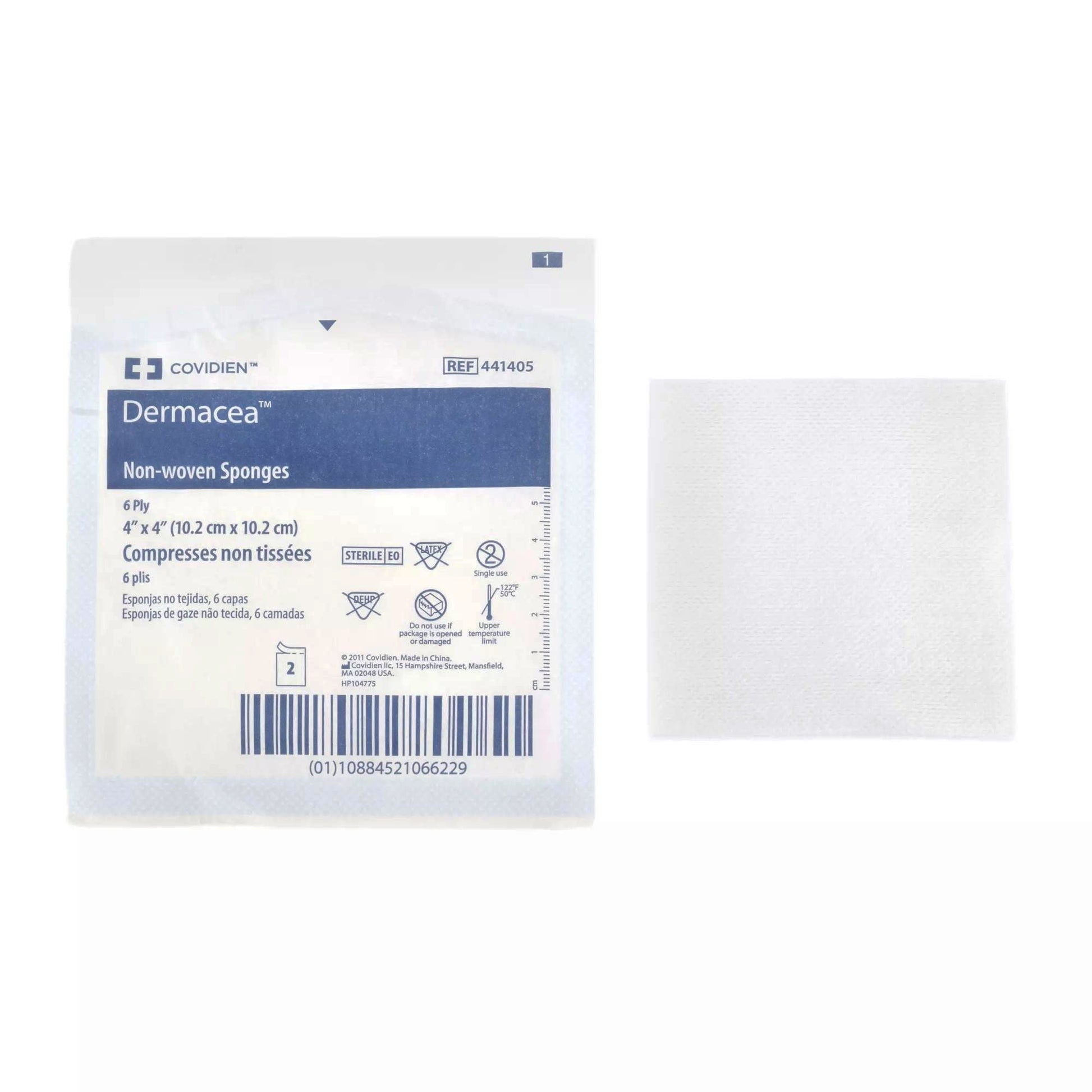 Dermacea Nonwoven Sponge 6-Ply
