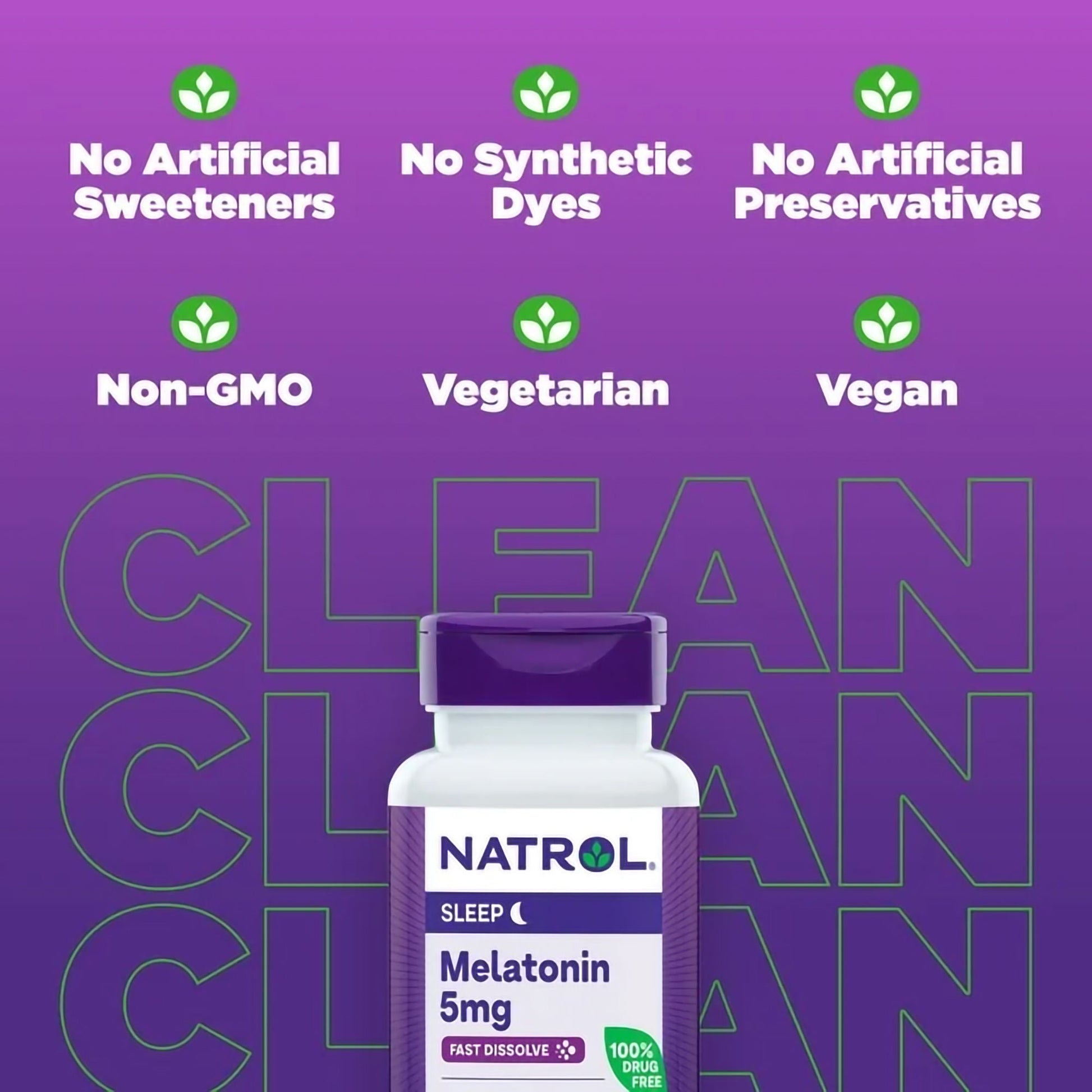 Natrol® Melatonin 5 mg Sleep Fast Dissolve Tablets Strawberry