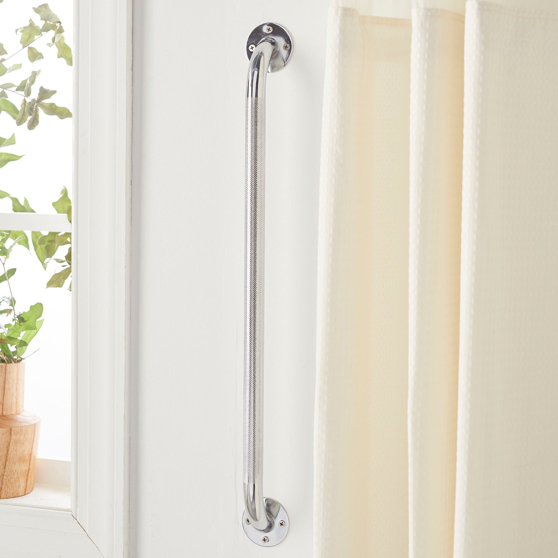 drive™ Wall Grab Bar, Chrome, 24 Inch