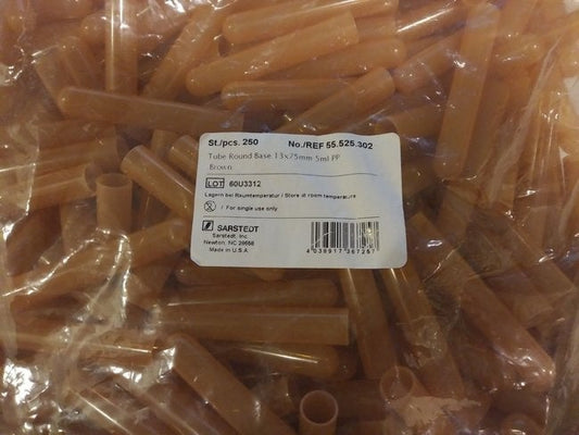 Microvette Storage and/or Transport Tube Plain Without Closure Polypropylene Tube
