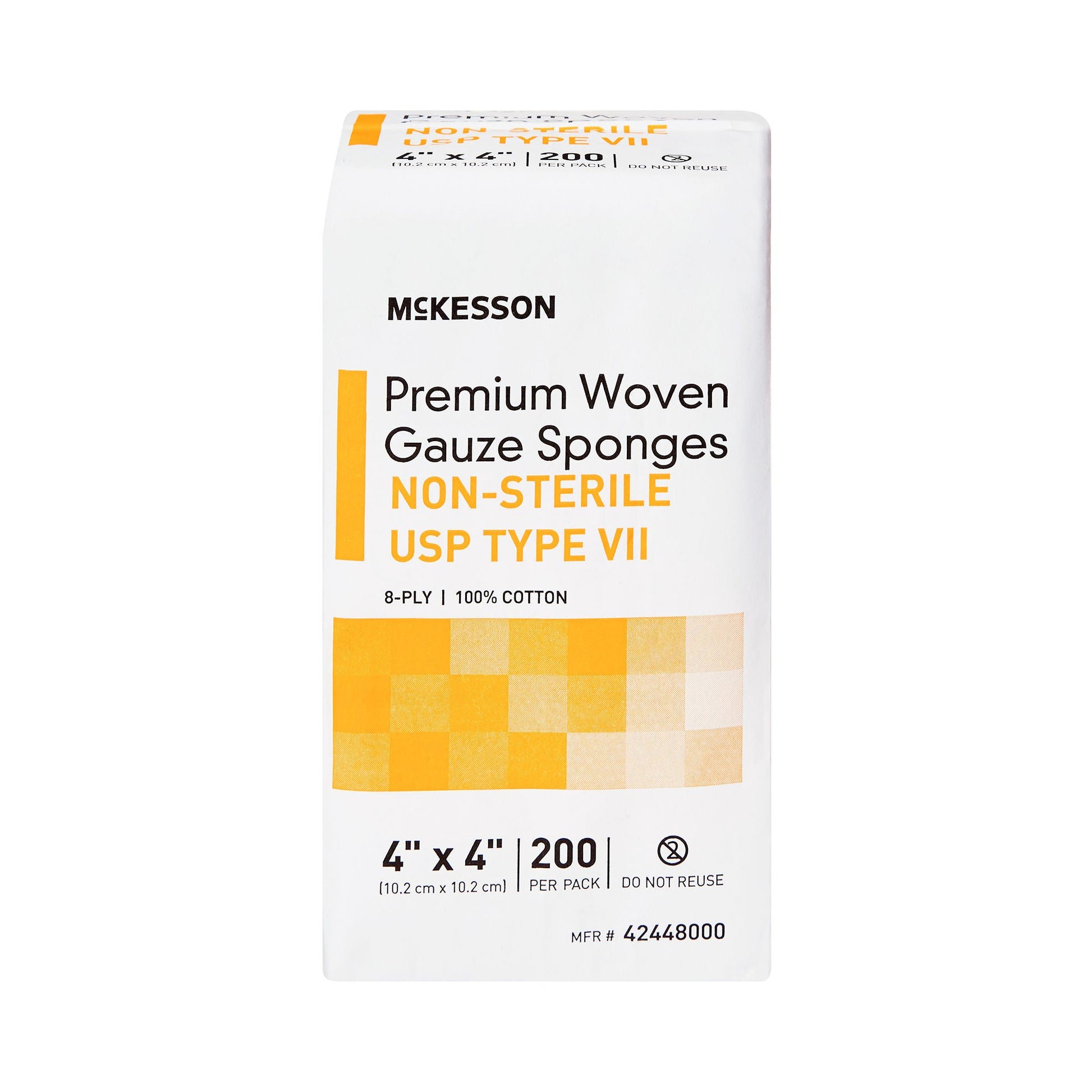 McKesson USP Type VII Gauze Sponge, Eight-Ply