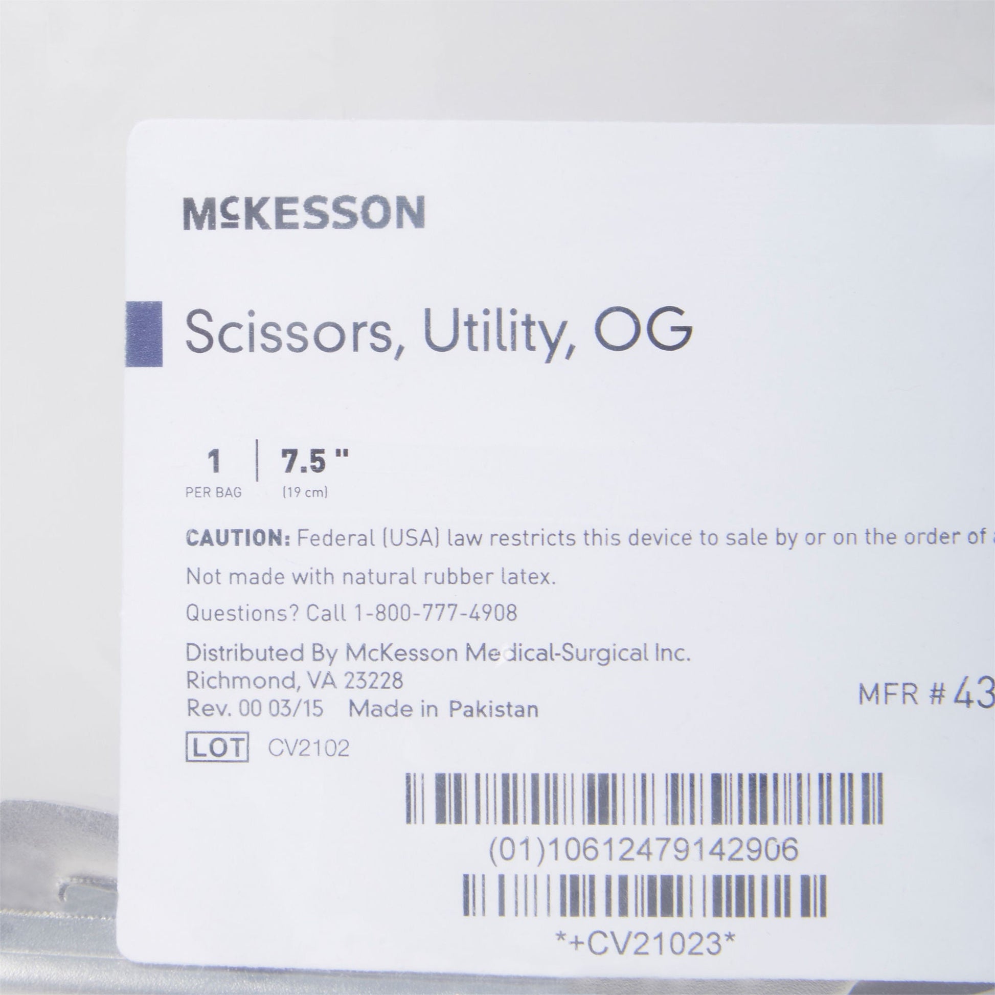 McKesson Utility Scissors, 7-1/2 Inch Length - view 3