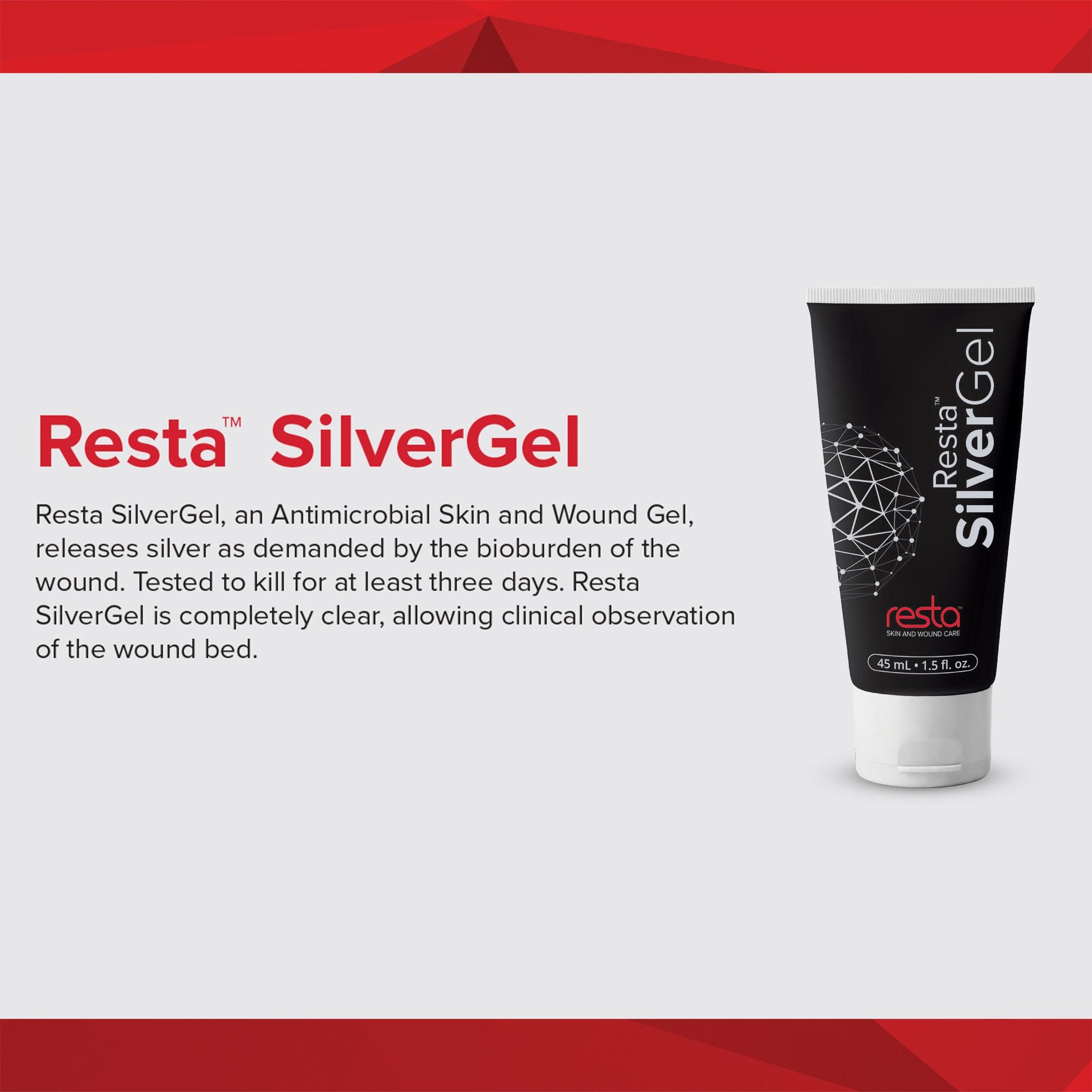 Resta™ SilverGel® Silver Wound Gel, 1½ oz.