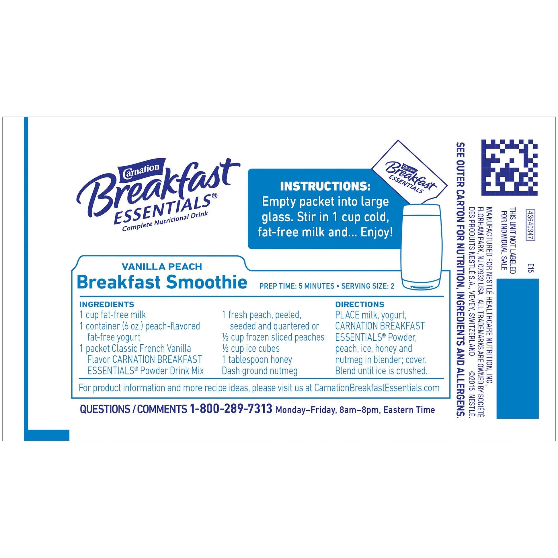 Carnation Breakfast Essentials® Vanilla Nutritional Drink