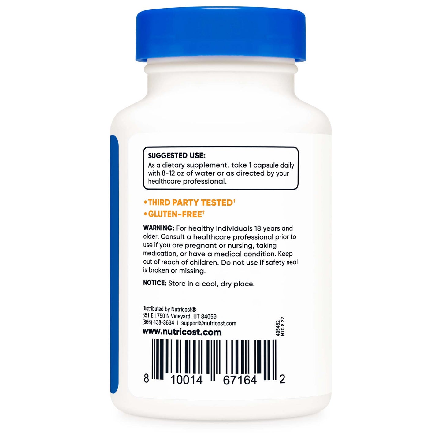 nutricost Dietary Supplement COQ10 100 mg Strength Capsule
