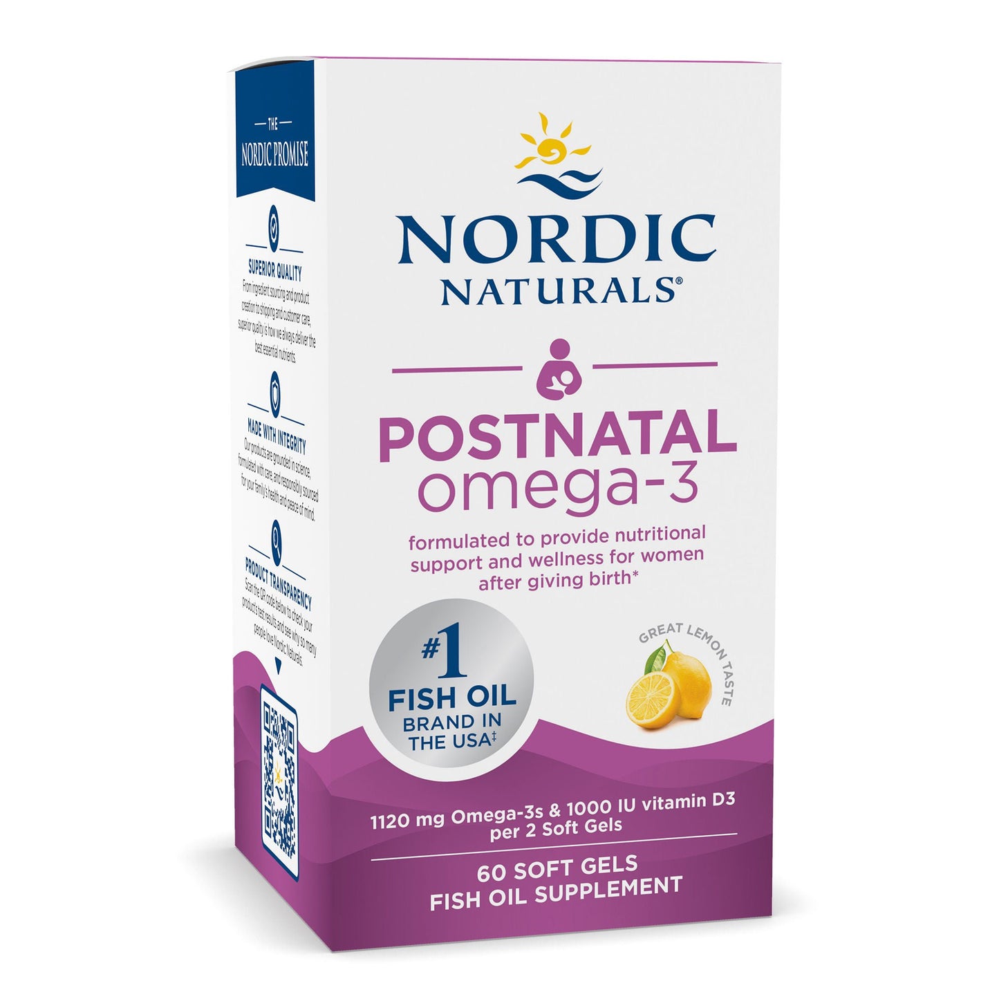 Nordic Naturals® Postnatal Omega-3 DHA / EPA Dietary Supplement
