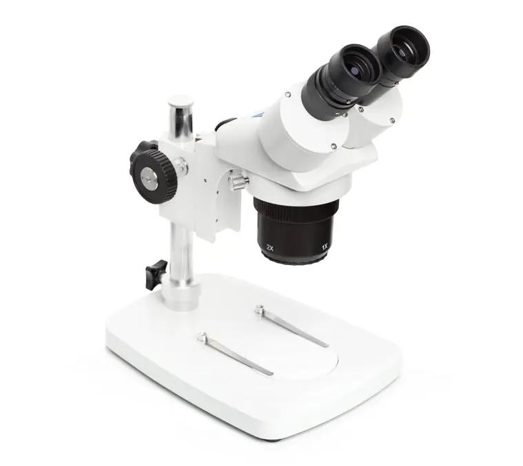 LW Scientific DM Dual-Mag Stereo Microscope DMM-S13N-PL77 — Binocular, 10×/30×, Pole Stand (No Light)