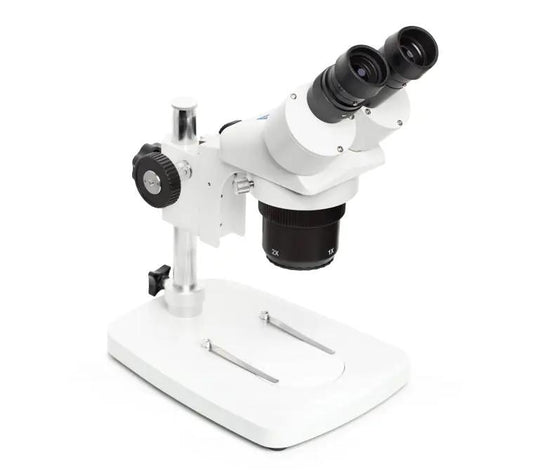 LW Scientific DM Dual-Mag Stereo Microscope DMM-S13N-PL77 — Binocular, 10×/30×, Pole Stand (No Light)