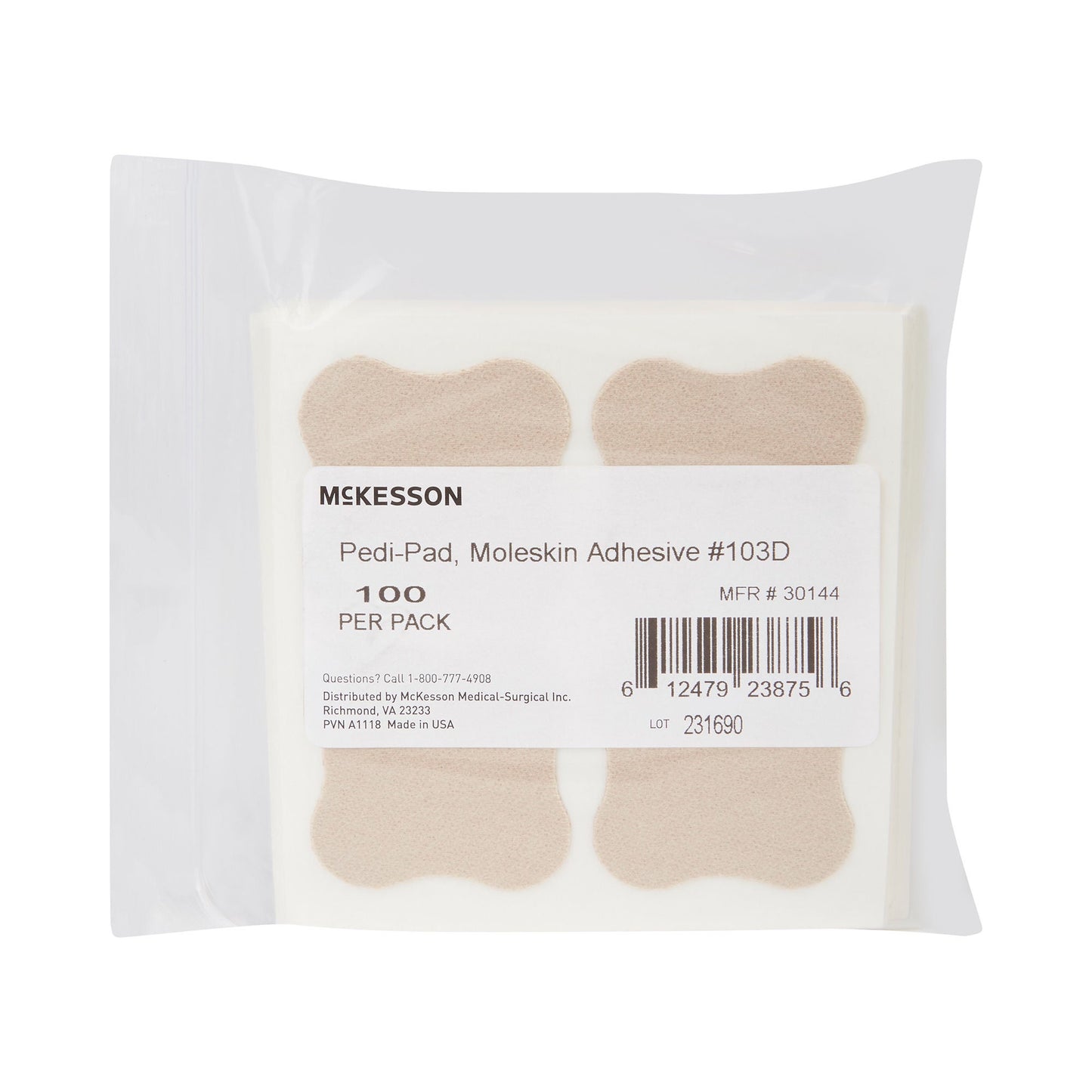 McKesson Pedi-Pad Beige Protective Pad
