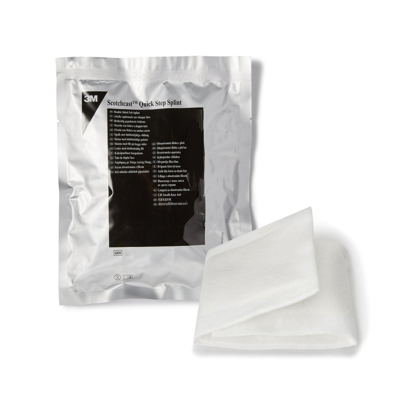 3M™ Scotchcast™ Quick Step Double Sided Felt Padded Splint, 4 x