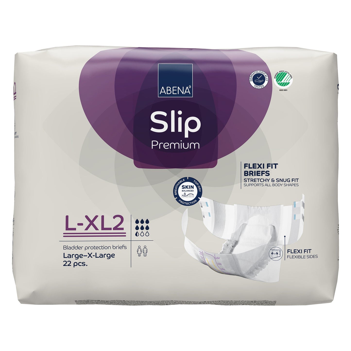 Abena® Slip Premium Flexi Fit Incontinence Briefs, L-XL2