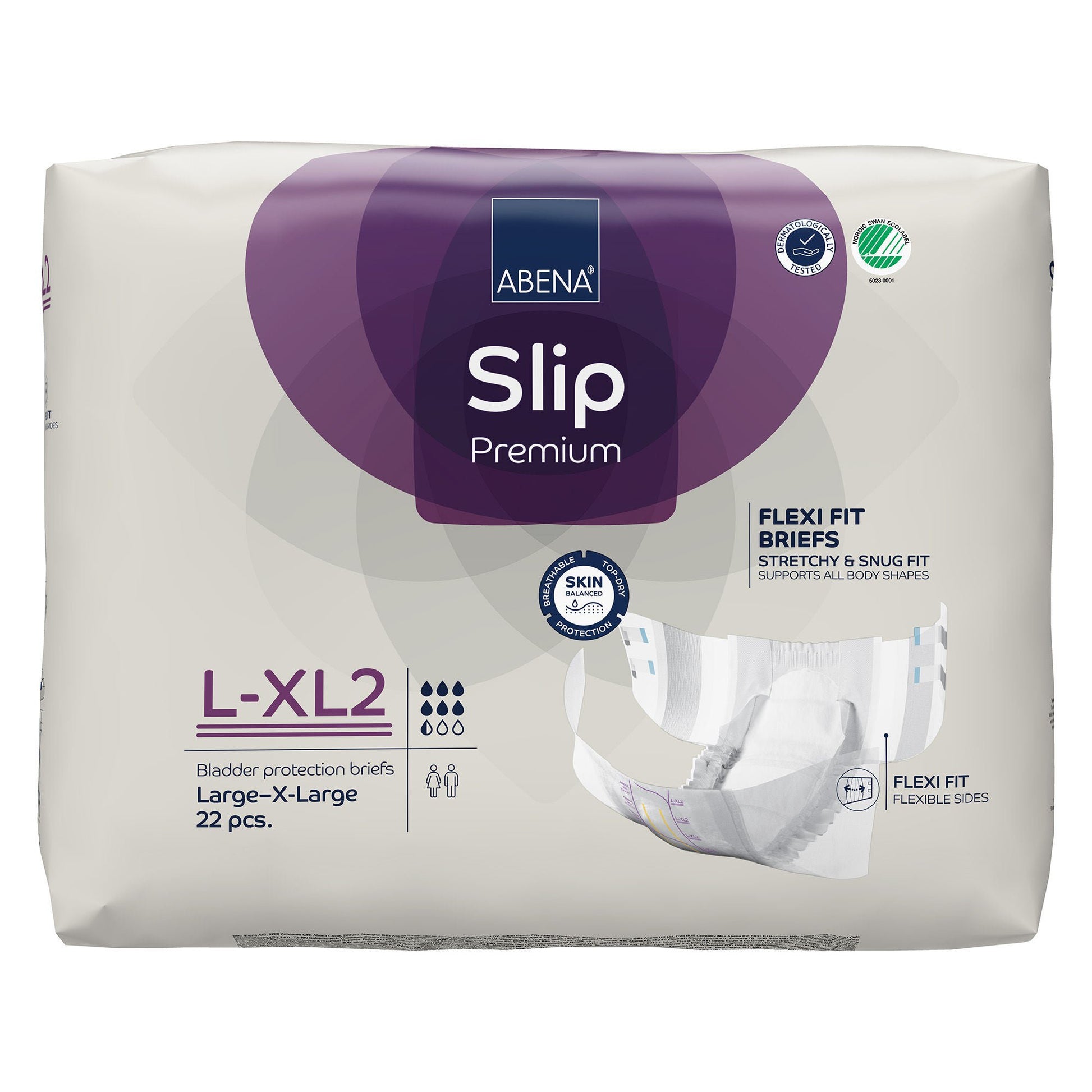 Abena® Slip Premium Flexi Fit Incontinence Briefs, L-XL2