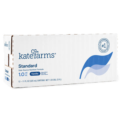 Kate Farms® Standard 1.0 Vanilla Sole-Source Nutrition Formula, carton