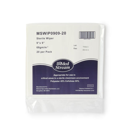 McKesson Cleanroom Wipe ISO Class 5, White, Sterile, Disposable