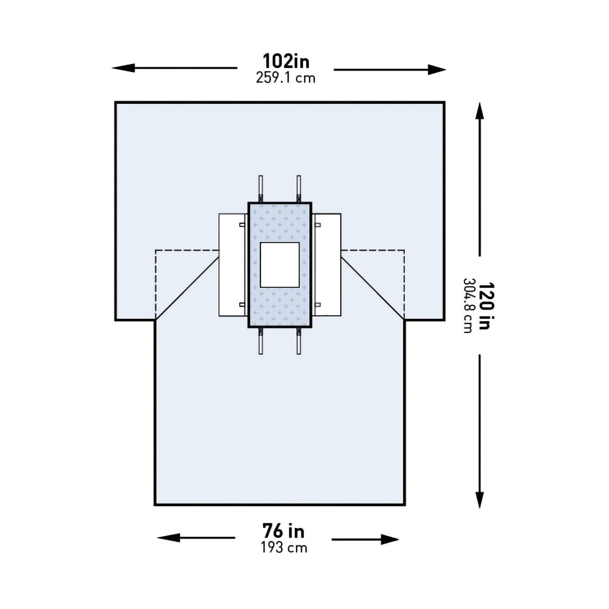 McKesson Sterile Laparotomy Drape