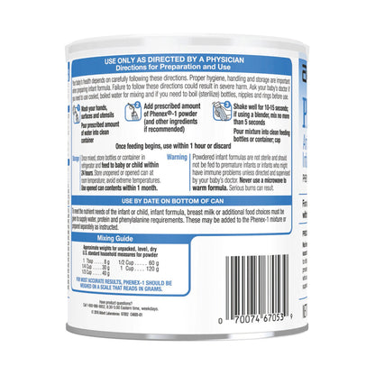 Phenex®-1 Amino Acid-Modified Infant Formula With Iron, Can