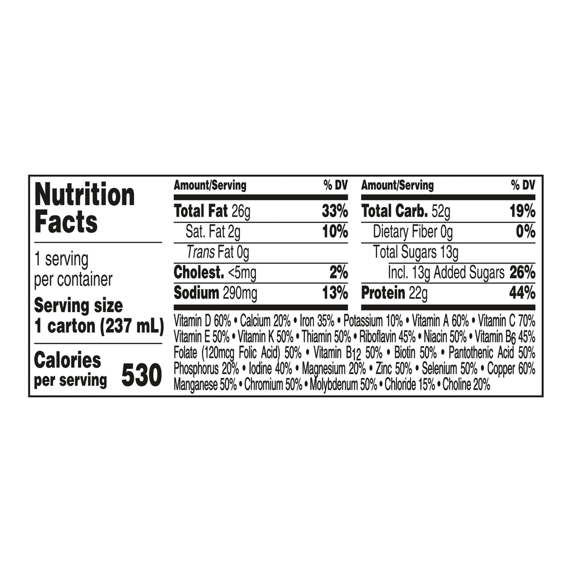 Boost® Very High Calorie Chocolate Nutritional Drink, carton