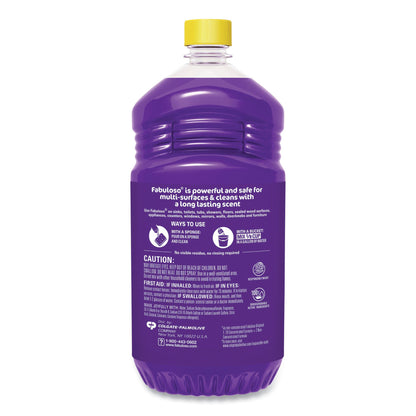 Fabuloso Surface Cleaner Manual Pour Liquid Bottle Lavender Scent