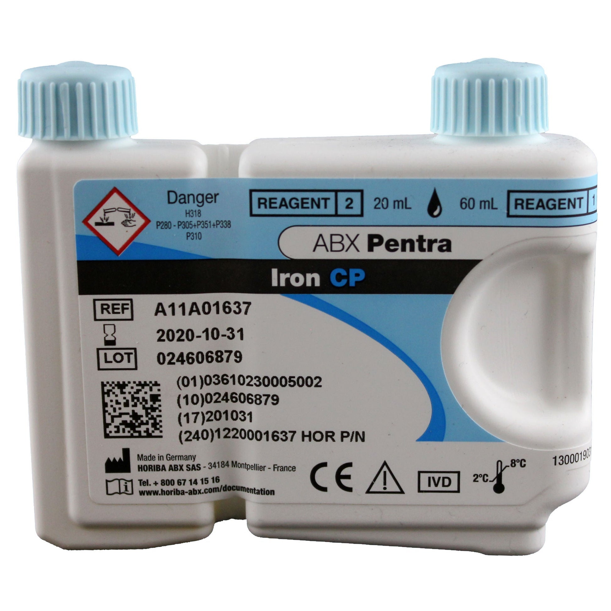 ABX Pentra General Chemistry Reagent Iron For ABX Pentra 400 Clinical Chemistry Analyzer 327 Tests
