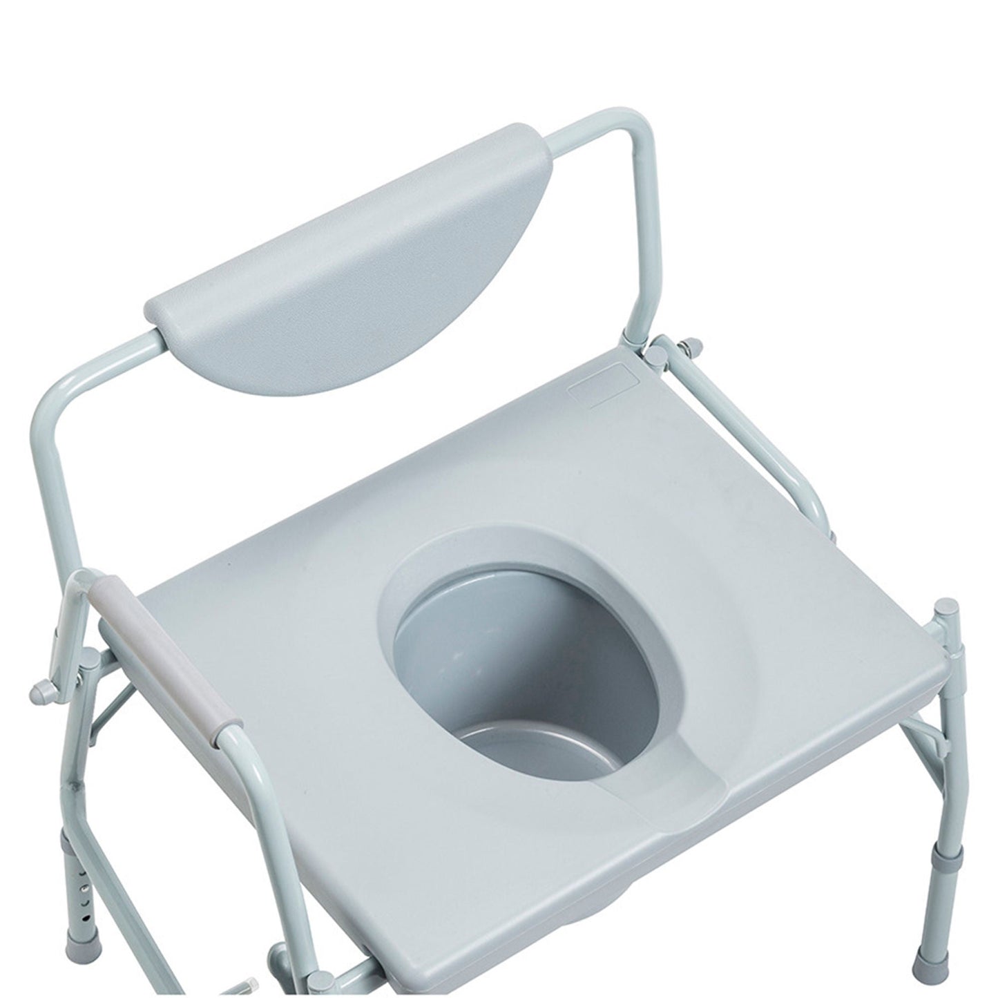 drive Commode Chair Drop Arms Steel Frame Back Bar 23-1/4 Inch Seat Width 1000 lbs. Weight Capacity