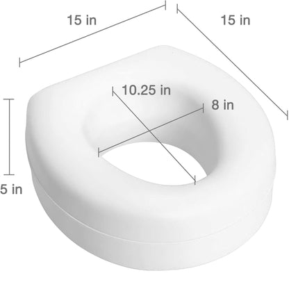 HealthSmart® Raised Toilet Seat
