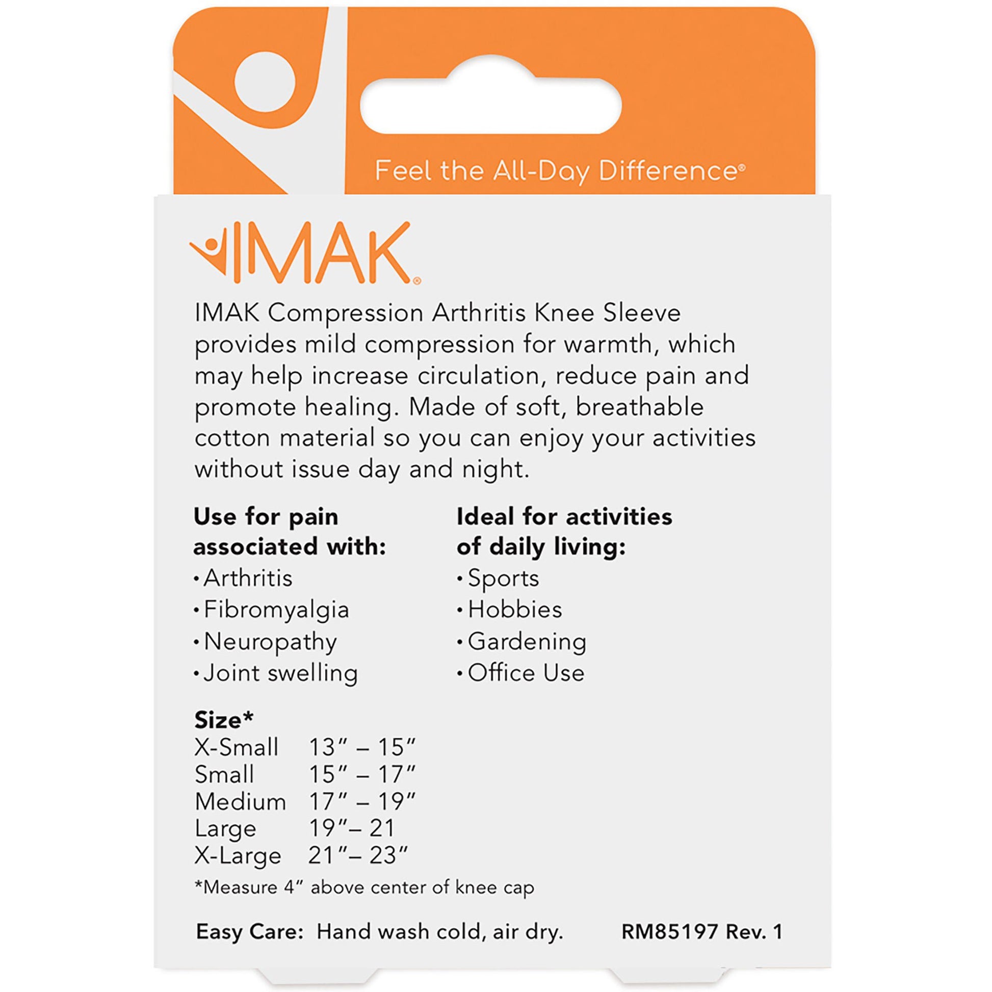 Imak Arthritis Compression Knee Sleeve