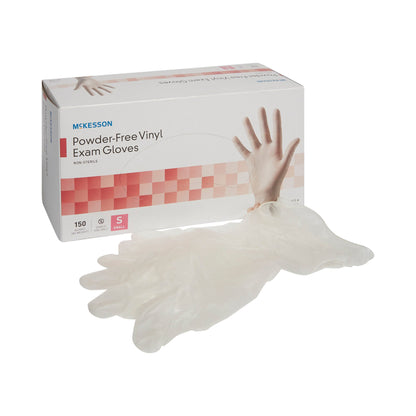McKesson Vinyl Exam Glove, Clear