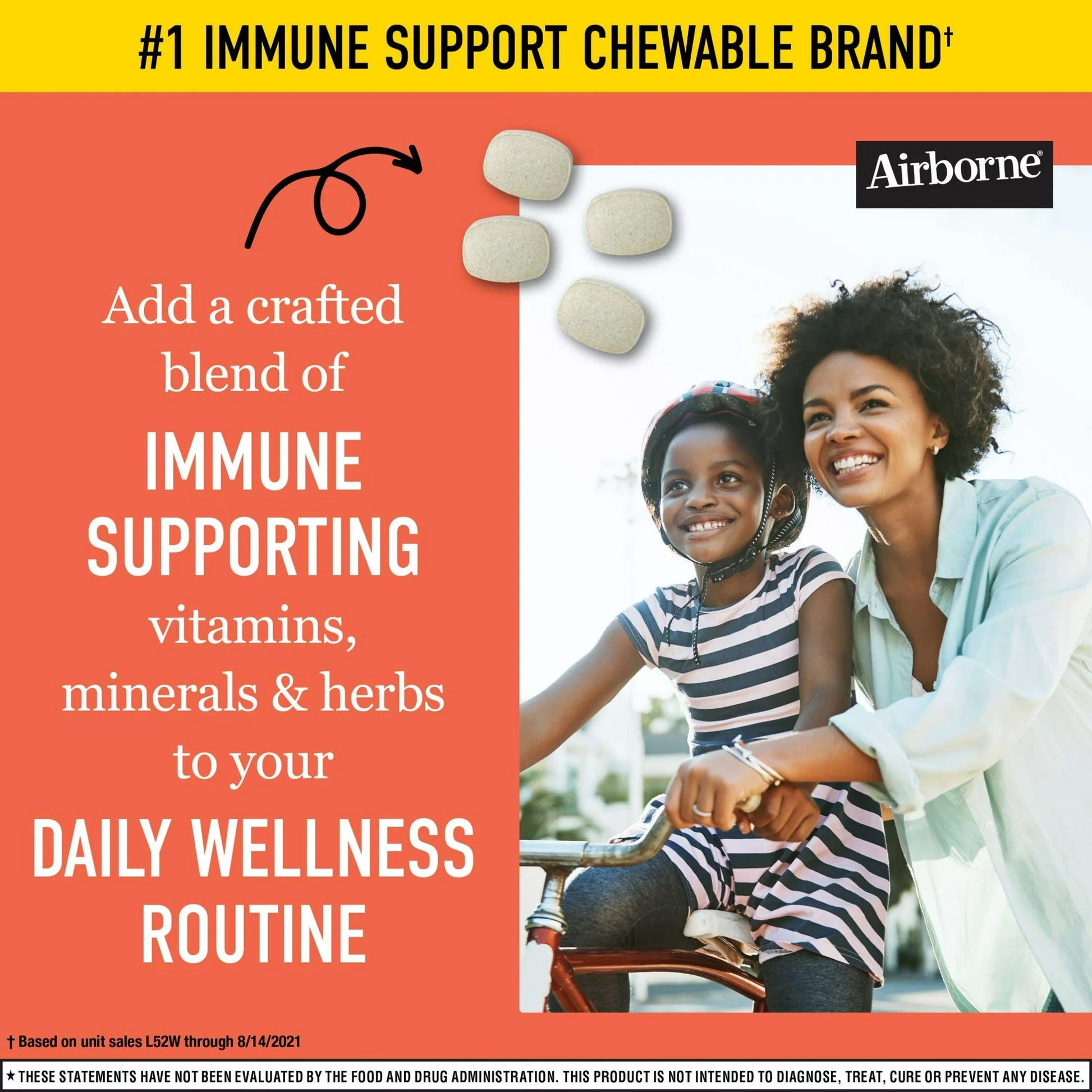 Airborne® Original Immune Support Supplement Chewable Tablets Citrus