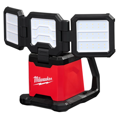 Milwaukee M18 ROVER Dual Power Triple-Panel Flood & Area Light 2368-20 | M18 Battery