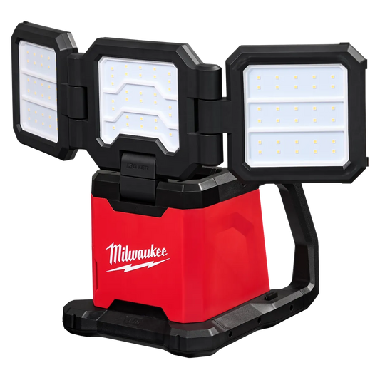Milwaukee M18 ROVER Dual Power Triple-Panel Flood & Area Light 2368-20 | M18 Battery