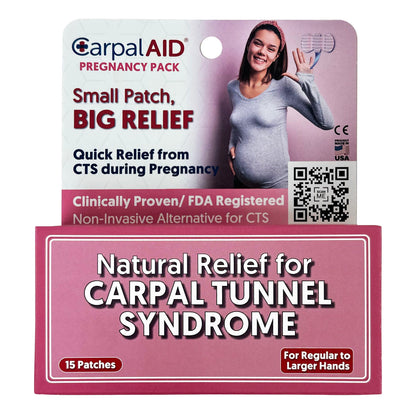 CarpalAid® Patch Pregnancy Hand-Based Carpal Tunnel Support