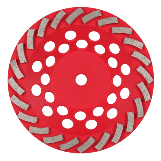 Milwaukee 7" DIAMOND MAX Turbo Diamond Cup Wheel - 24 Segment 49-93-7796 | Diamond Coated
