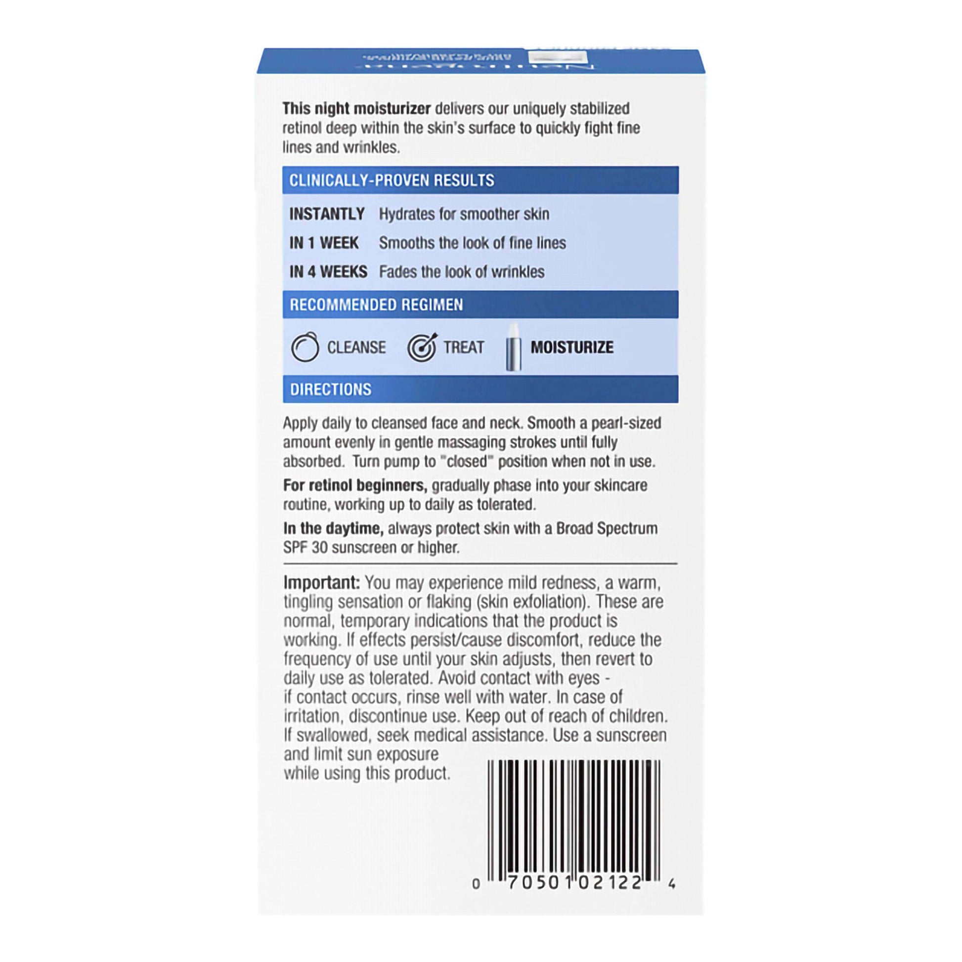 Neutrogena® Rapid Wrinkle Repair Retinol Moisturizer Night Unscented