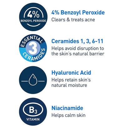 CeraVe® Acne Foaming Cream Cleanser