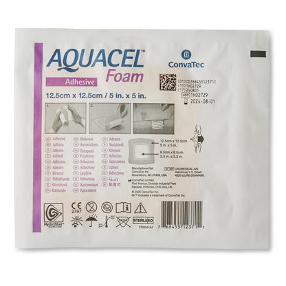 Aquacel® Silicone Adhesive with Border Silicone Foam Dressing