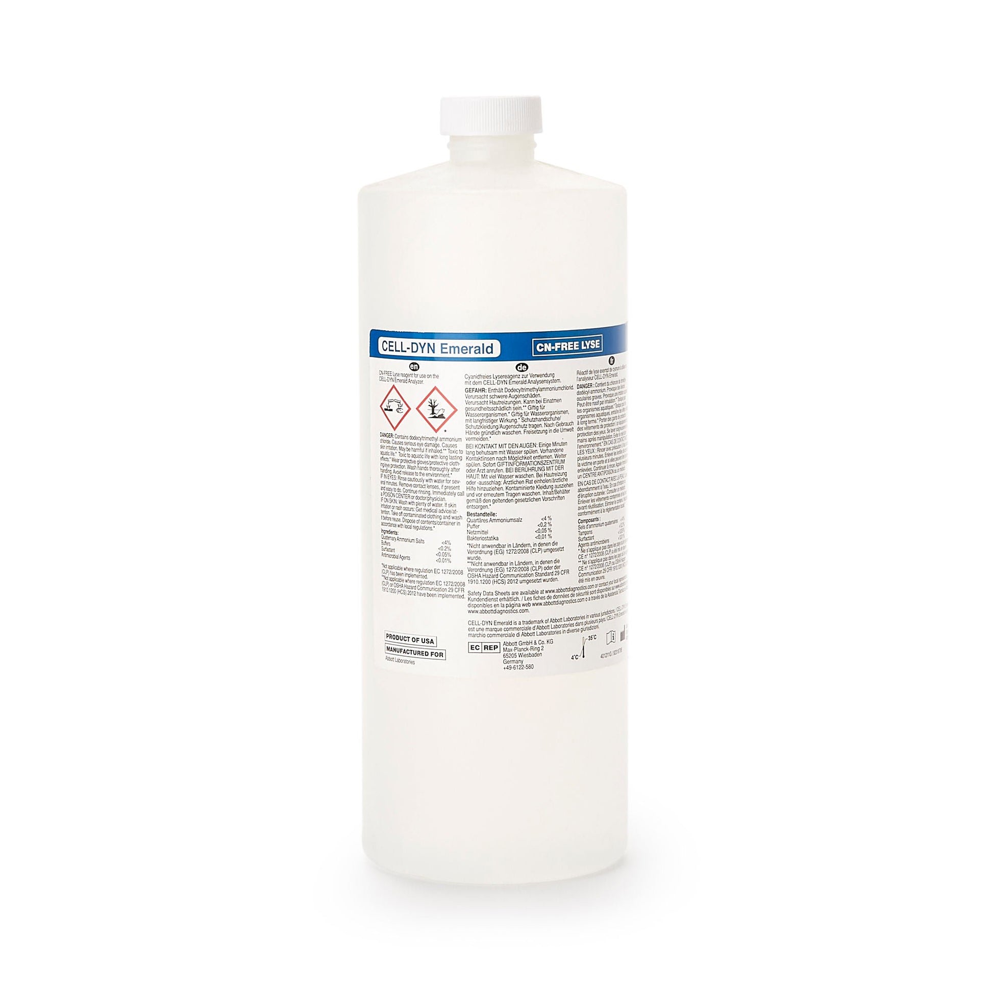 Cell-Dyn® Reagent for use with Cell-Dyn Emerald Analyzer, Lyse test