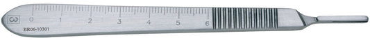 BR Surgical Blade Handle, Stainless Steel, Size 3