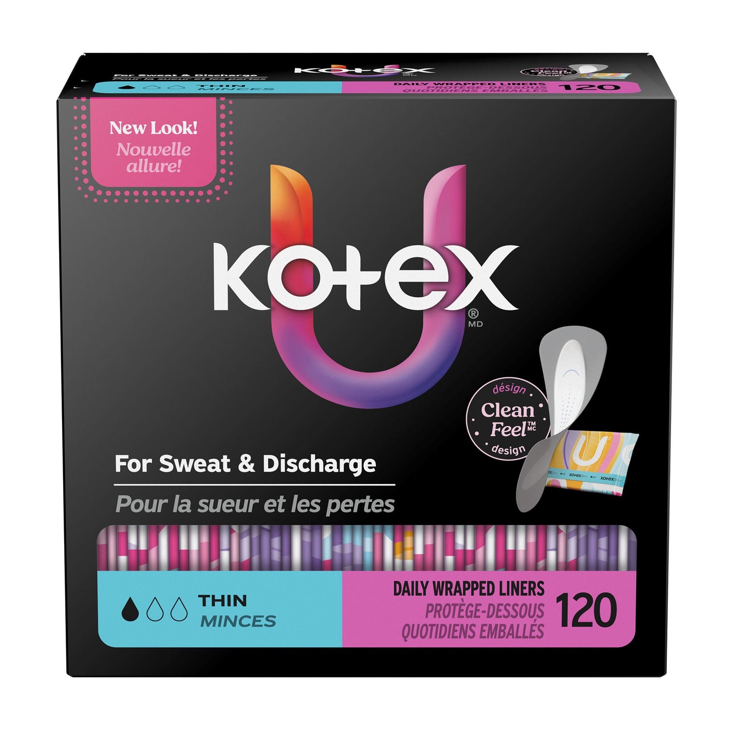 U by Kotex Panty Liner Thin Light Absorbency